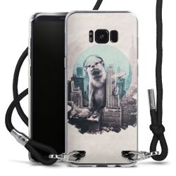 Carry Case Transparent Fabric black/silver