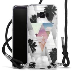 Carry Case Transparent Fabric black/silver