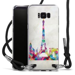 Carry Case Transparent Fabric black/silver