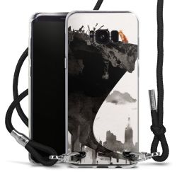 Carry Case Transparent Fabric black/silver