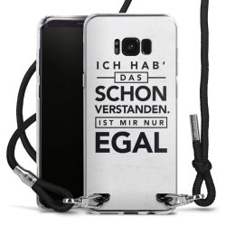 Carry Case Transparent Stoff schwarz/silber