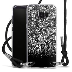 Carry Case Transparent Fabric black/silver