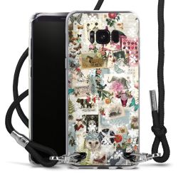 Carry Case Transparent Fabric black/silver