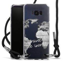 Carry Case Transparent Fabric black/silver