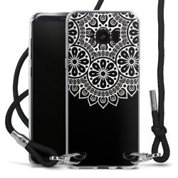 Carry Case Transparent Fabric black/silver