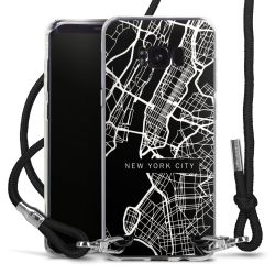 Carry Case Transparent Fabric black/silver