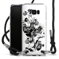 Carry Case Transparent Fabric black/silver