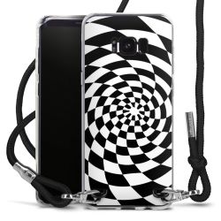 Carry Case Transparent Fabric black/silver