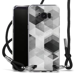 Carry Case Transparent Fabric black/silver