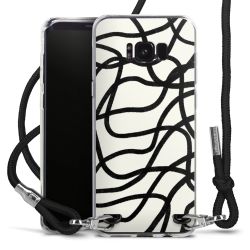 Carry Case Transparent Fabric black/silver