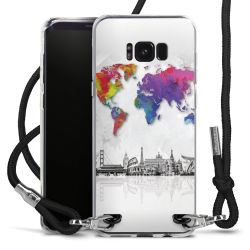 Carry Case Transparent Fabric black/silver