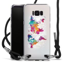 Carry Case Transparent Fabric black/silver