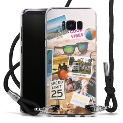 Carry Case Transparent Fabric black/silver