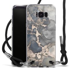 Carry Case Transparent Fabric black/silver