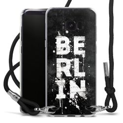 Carry Case Transparent Fabric black/silver