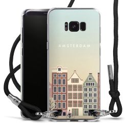 Carry Case Transparent Fabric black/silver