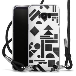 Carry Case Transparent Fabric black/silver