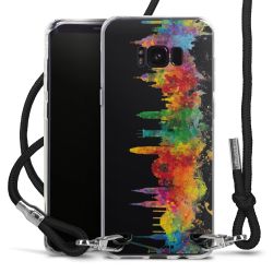 Carry Case Transparent Fabric black/silver