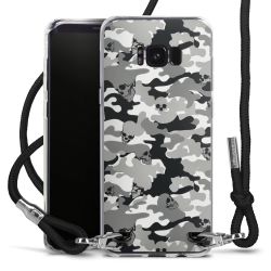 Carry Case Transparent Fabric black/silver