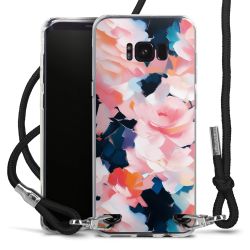 New Carry Case Transparent Stoff schwarz/silber