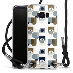 New Carry Case Transparent Stoff schwarz/silber