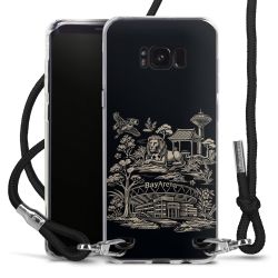 Carry Case Stoff schwarz/silber