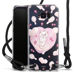 New Carry Case Transparent Stoff schwarz/silber