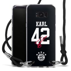 New Carry Case Transparent Stoff schwarz/silber