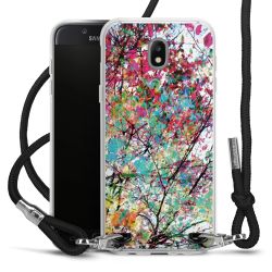 Carry Case Transparent Fabric black/silver