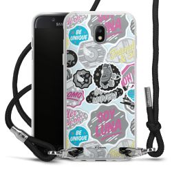 Carry Case Transparent Fabric black/silver