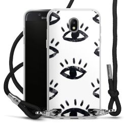 Carry Case Transparent Fabric black/silver