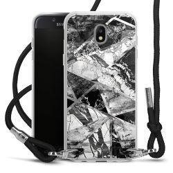 Carry Case Transparent Fabric black/silver