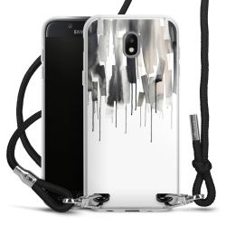 Carry Case Transparent Fabric black/silver