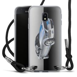 Carry Case Transparent Fabric black/silver