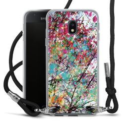 Carry Case Transparent Fabric black/silver