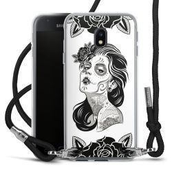 Carry Case Transparent Fabric black/silver