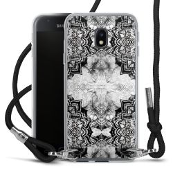 Carry Case Transparent Fabric black/silver