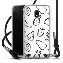 Carry Case Transparent Fabric black/silver