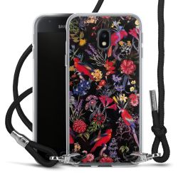 Carry Case Transparent Fabric black/silver