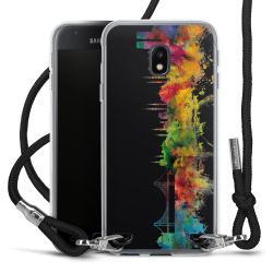 Carry Case Transparent Fabric black/silver