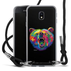 New Carry Case Transparent Stoff schwarz/silber