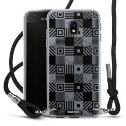 New Carry Case Transparent Stoff schwarz/silber