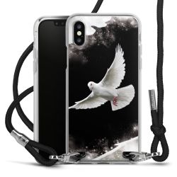 Carry Case Transparent Fabric black/silver