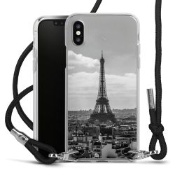 Carry Case Transparent Fabric black/silver