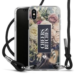 Carry Case Transparent Fabric black/silver