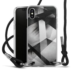 Carry Case Transparent Fabric black/silver