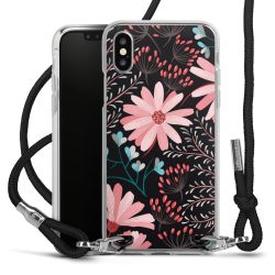 Carry Case Transparent Fabric black/silver