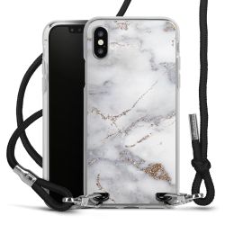 Carry Case Transparent Fabric black/silver