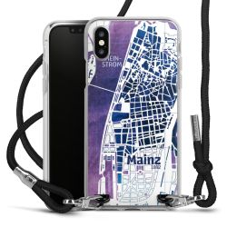 Carry Case Transparent Fabric black/silver