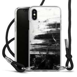 Carry Case Transparent Fabric black/silver